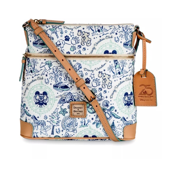 Dooney & Bourke Ltd Edition Disney Vacation Club Letter Carrier Crossbody Bag - Picture 1 of 15
